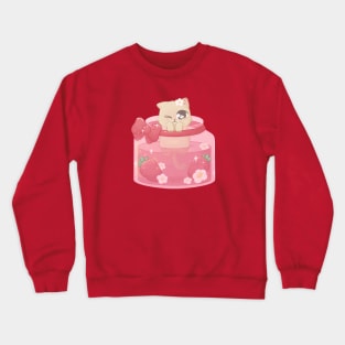 Strawberry Jam Cat Crewneck Sweatshirt